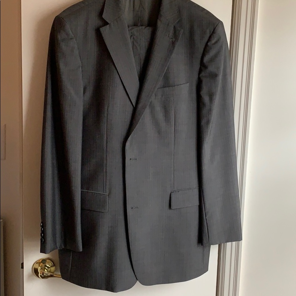 Hugo Boss Light Grey Pin Stripped